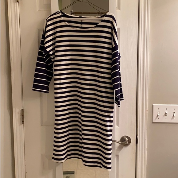 J Crew Striped Dress - Picture 1 of 3